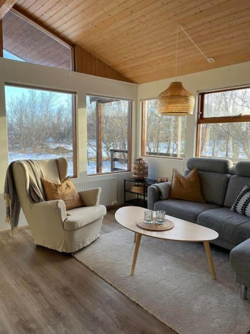 Lakeview Cabin Near Kirkjubæjarklaustur Eksteriør bilde